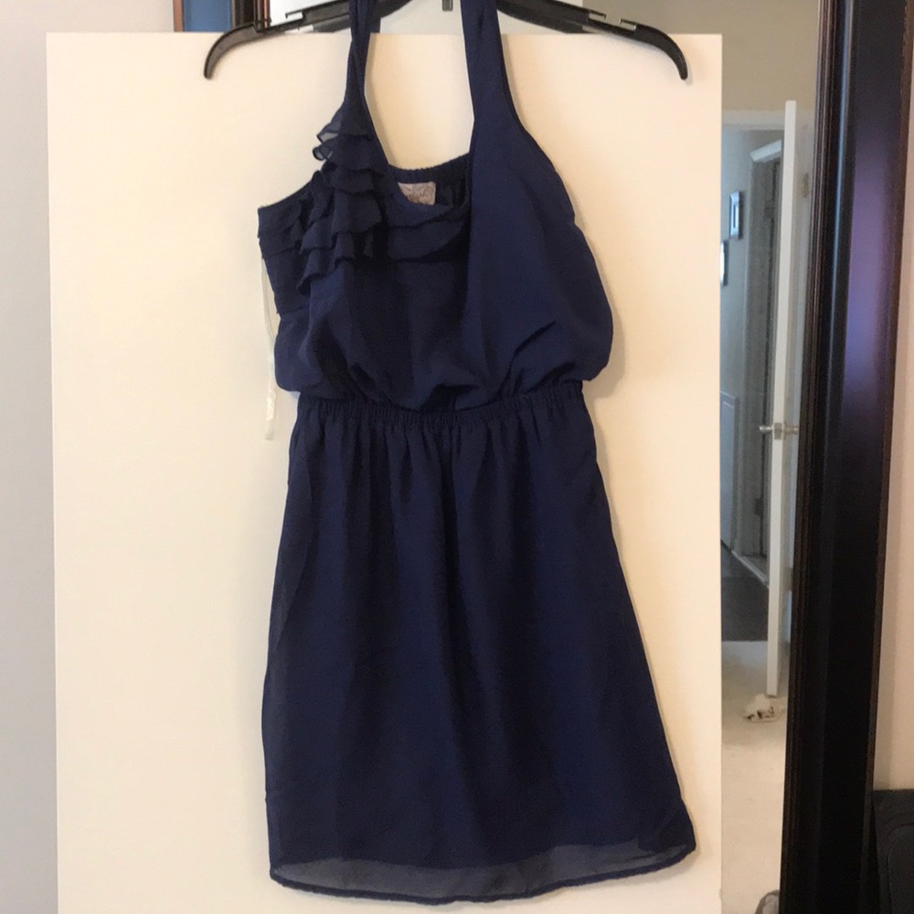 Blue spring dress